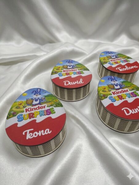 Kinder jaje | Drvena kutija kinder jaje