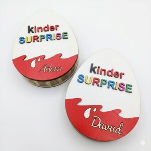 Kinder jaje | Drvena kutija kinder jaje