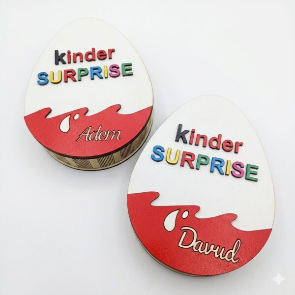 Kinder jaje | Drvena kutija kinder jaje